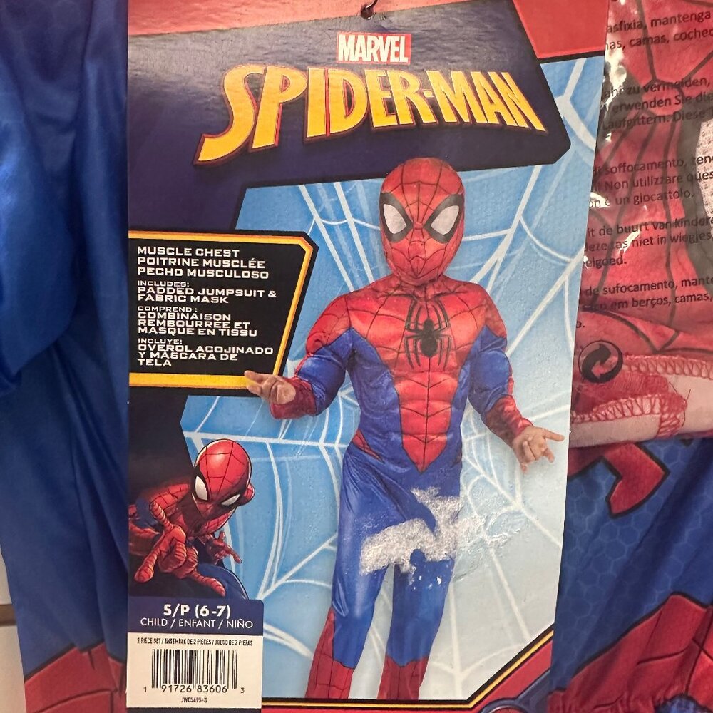 Spider-Man Costumes (Small or Medium) NWT
